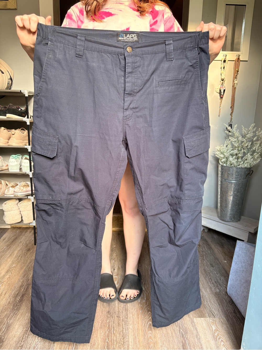 Men's dark navy blue Cargo Pants - Durable Workwear